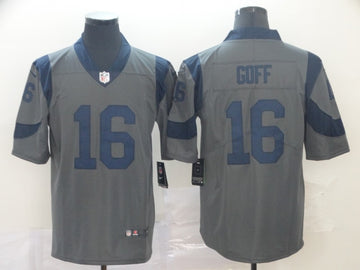 Jared Goff Los Angeles Rams gray Inverted Legend jersey