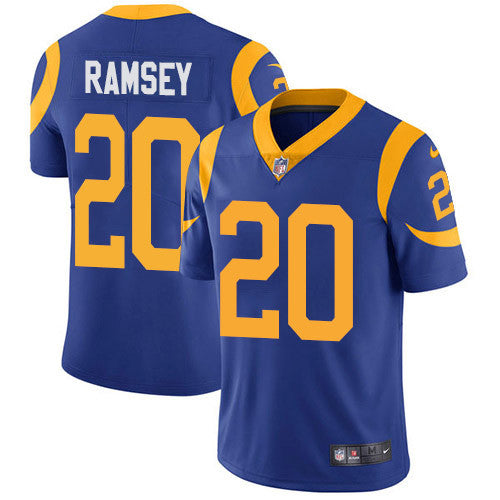 Jalen Ramsey Los Angeles Rams royal Vapor jersey