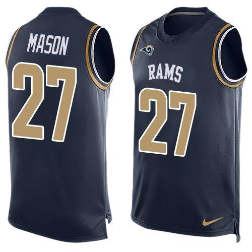 Tre Mason Los Angeles Rams navy Limited jersey