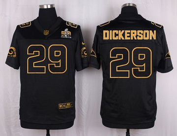 Eric Dickerson Los Angeles Rams black Pro Line jersey