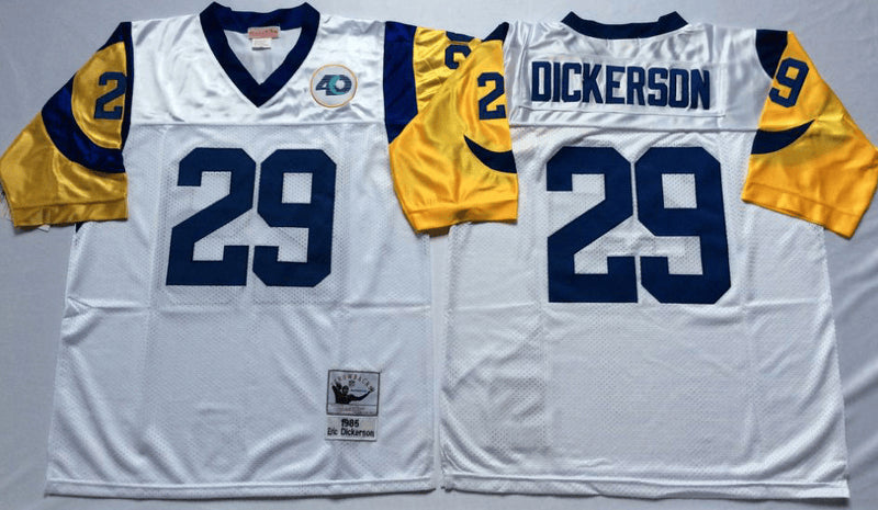Eric Dickerson Los Angeles Rams white Throwback jersey
