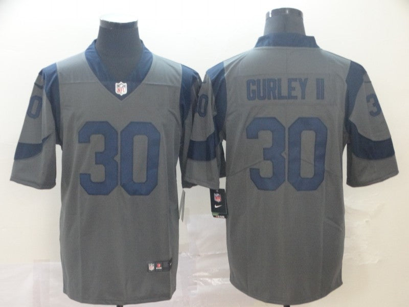 Todd Gurley II Los Angeles Rams gray Inverted Legend jersey