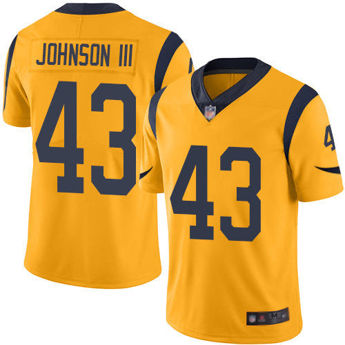 John Johnson III Los Angeles Rams gold Limited jersey