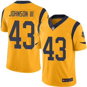 John Johnson III Los Angeles Rams gold Limited jersey