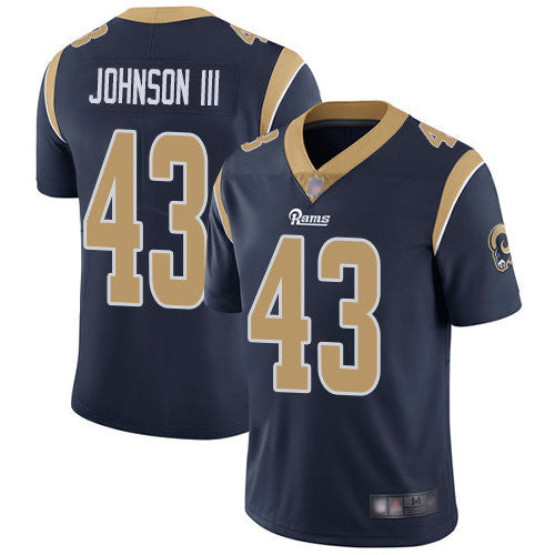 John Johnson III Los Angeles Rams navy Vapor jersey