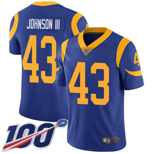 John Johnson III Los Angeles Rams royal Vapor jersey