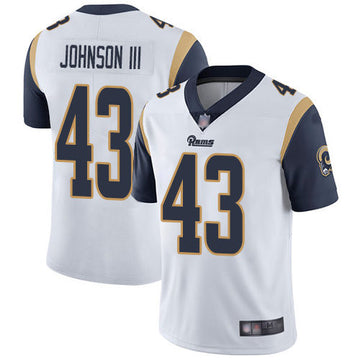 John Johnson III Los Angeles Rams white Vapor jersey