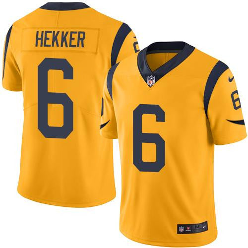 Johnny Hekker Los Angeles Rams gold Limited jersey