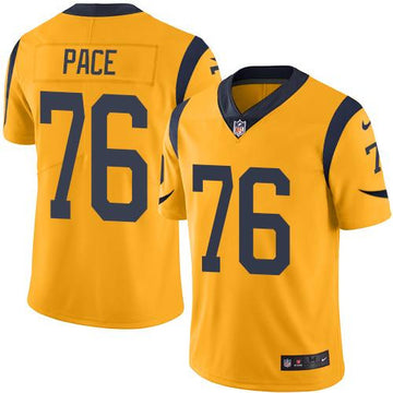 Orlando Pace Los Angeles Rams gold Limited jersey