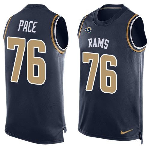 Orlando Pace Los Angeles Rams navy Limited jersey