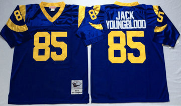 Jack Youngblood Los Angeles Rams blue Throwback jersey