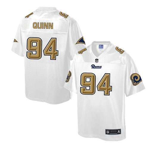 Robert Quinn Los Angeles Rams white Pro Line jersey