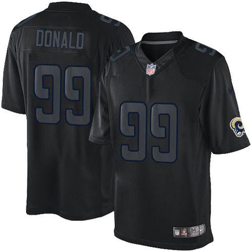 Aaron Donald Los Angeles Rams black Limited jersey