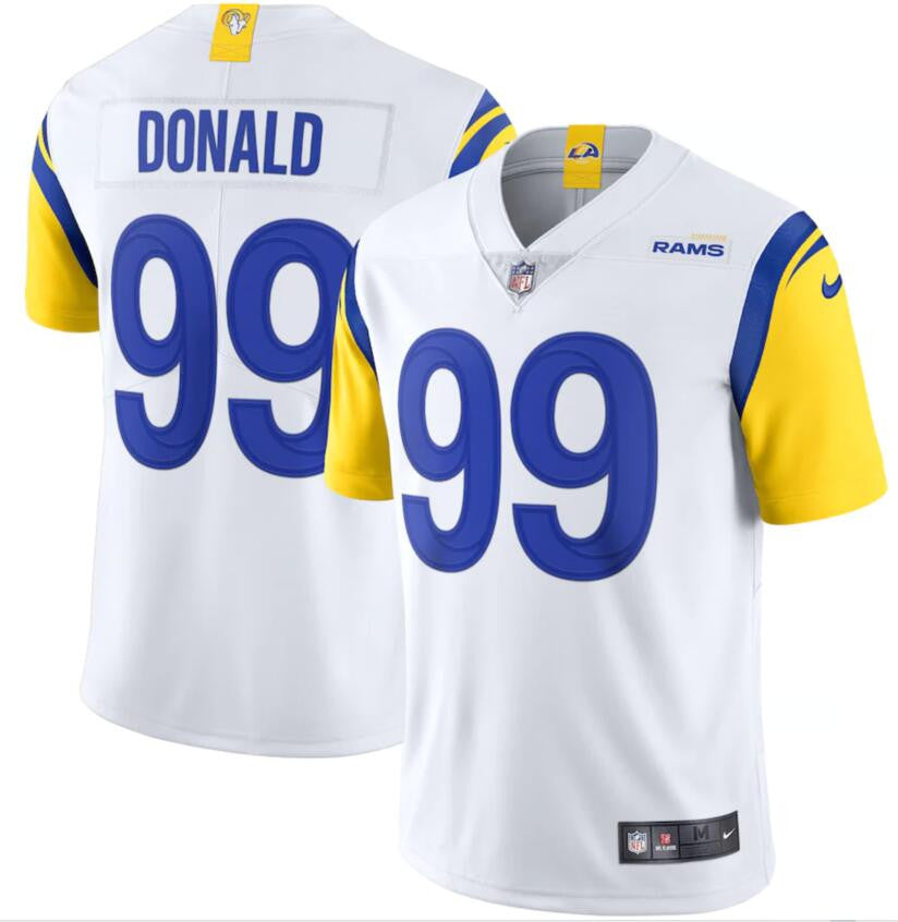 Aaron Donald Los Angeles Rams white Vapor jersey