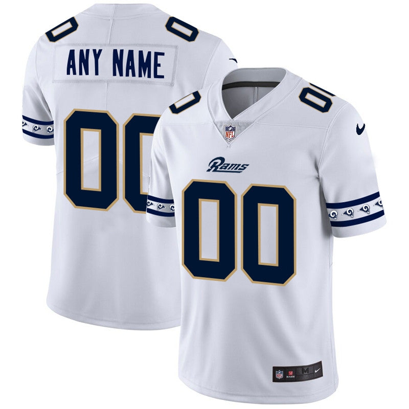 Los Angeles Rams white Vapor jersey