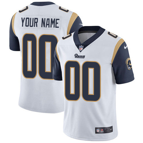 Los Angeles Rams white Vapor jersey
