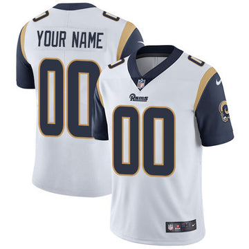 Los Angeles Rams white Vapor jersey