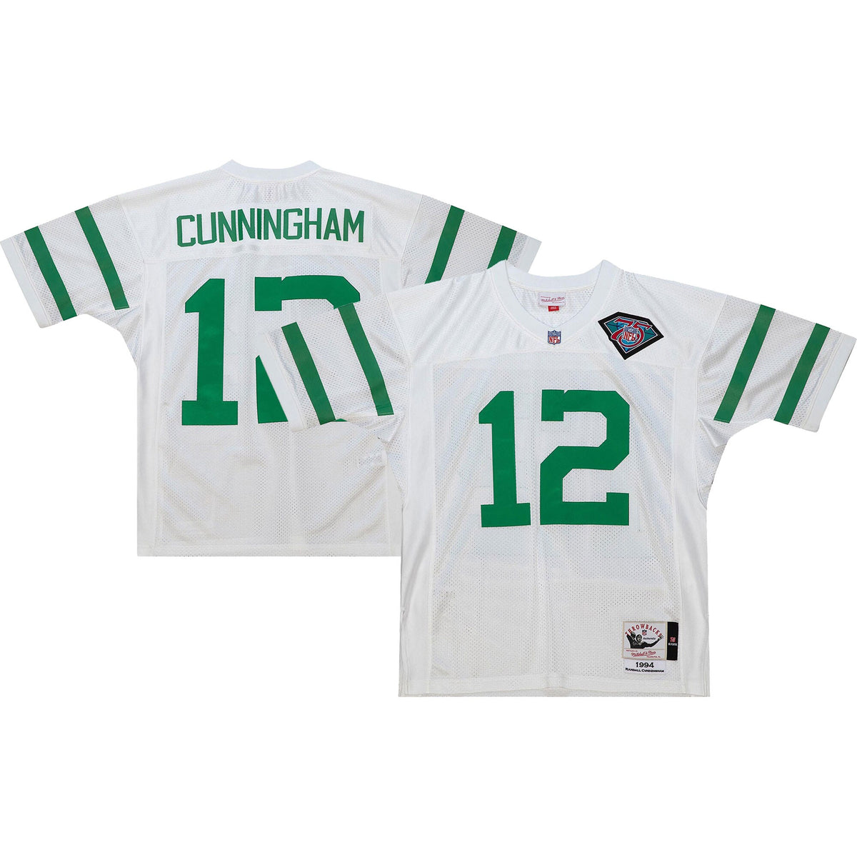 Randall Cunningham Philadelphia Eagles white Throwback jersey