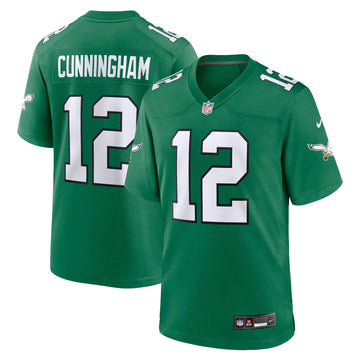 Randall Cunningham Philadelphia Eagles green Alternate jersey