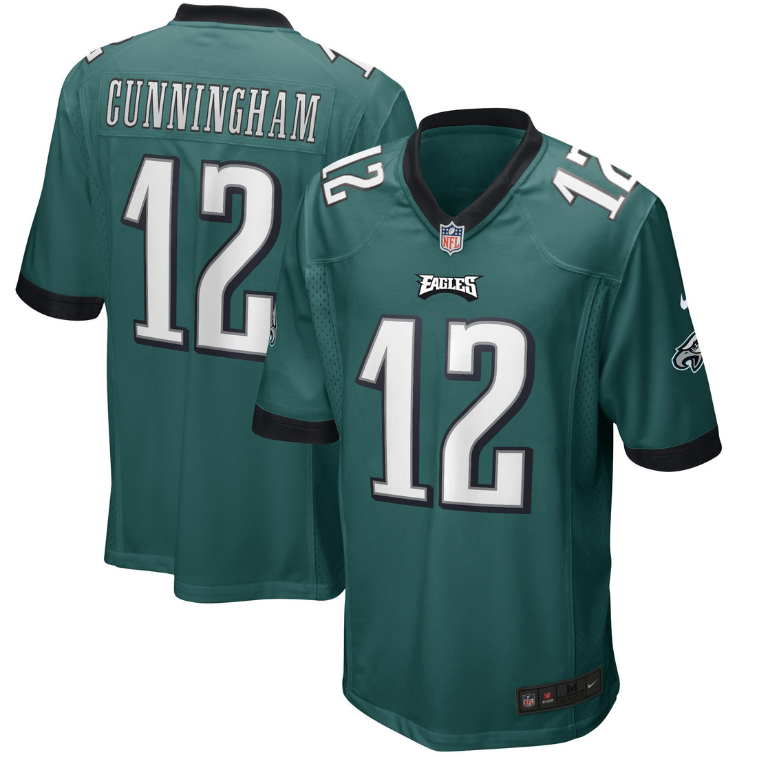 Randall Cunningham Philadelphia Eagles green Game jersey