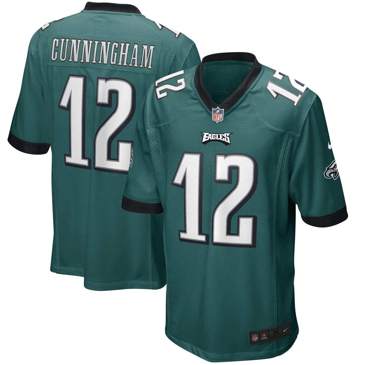 Randall Cunningham Philadelphia Eagles green Game jersey