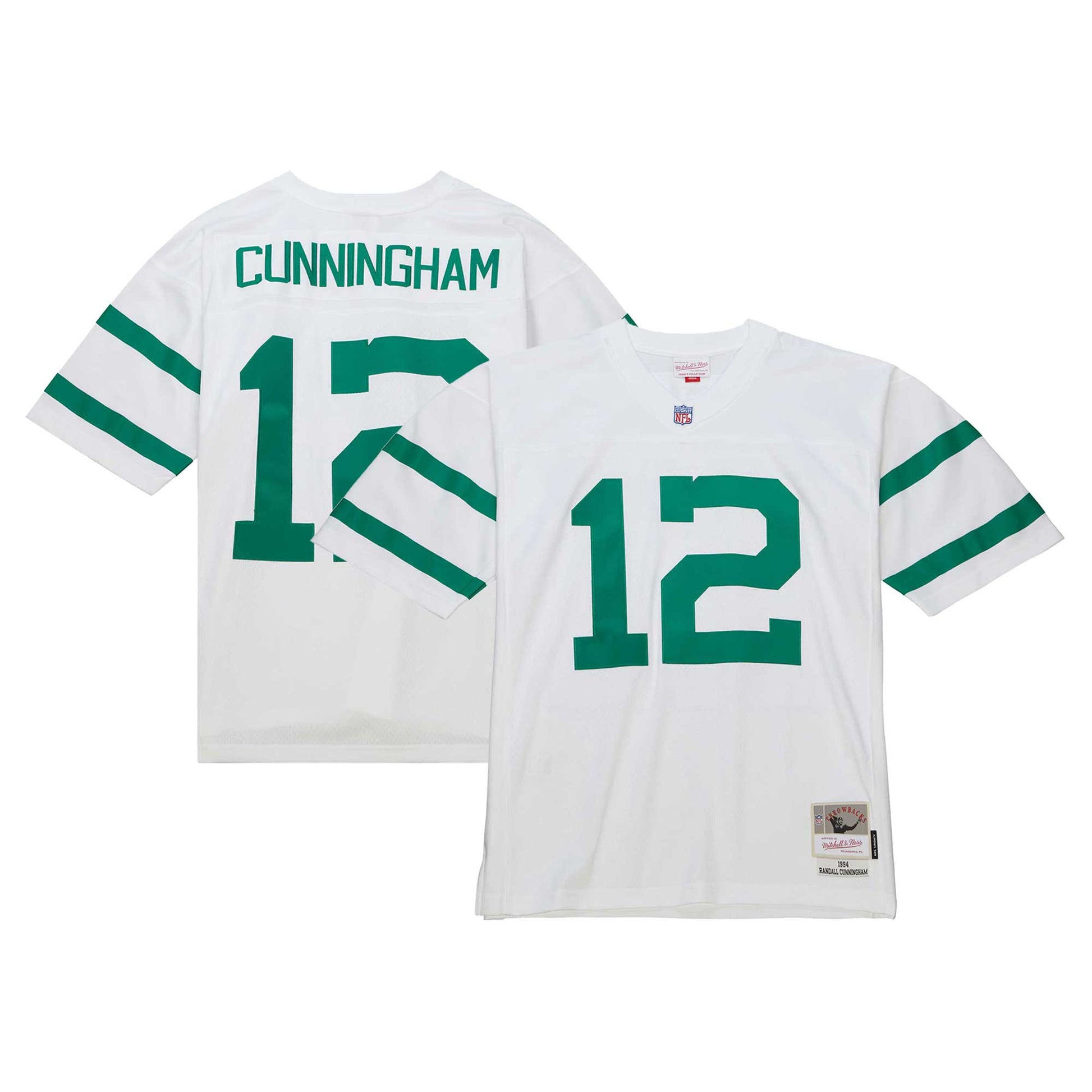 Randall Cunningham Philadelphia Eagles white jersey
