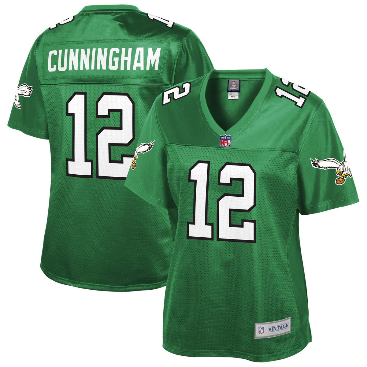 Randall Cunningham Philadelphia Eagles green Pro Line jersey