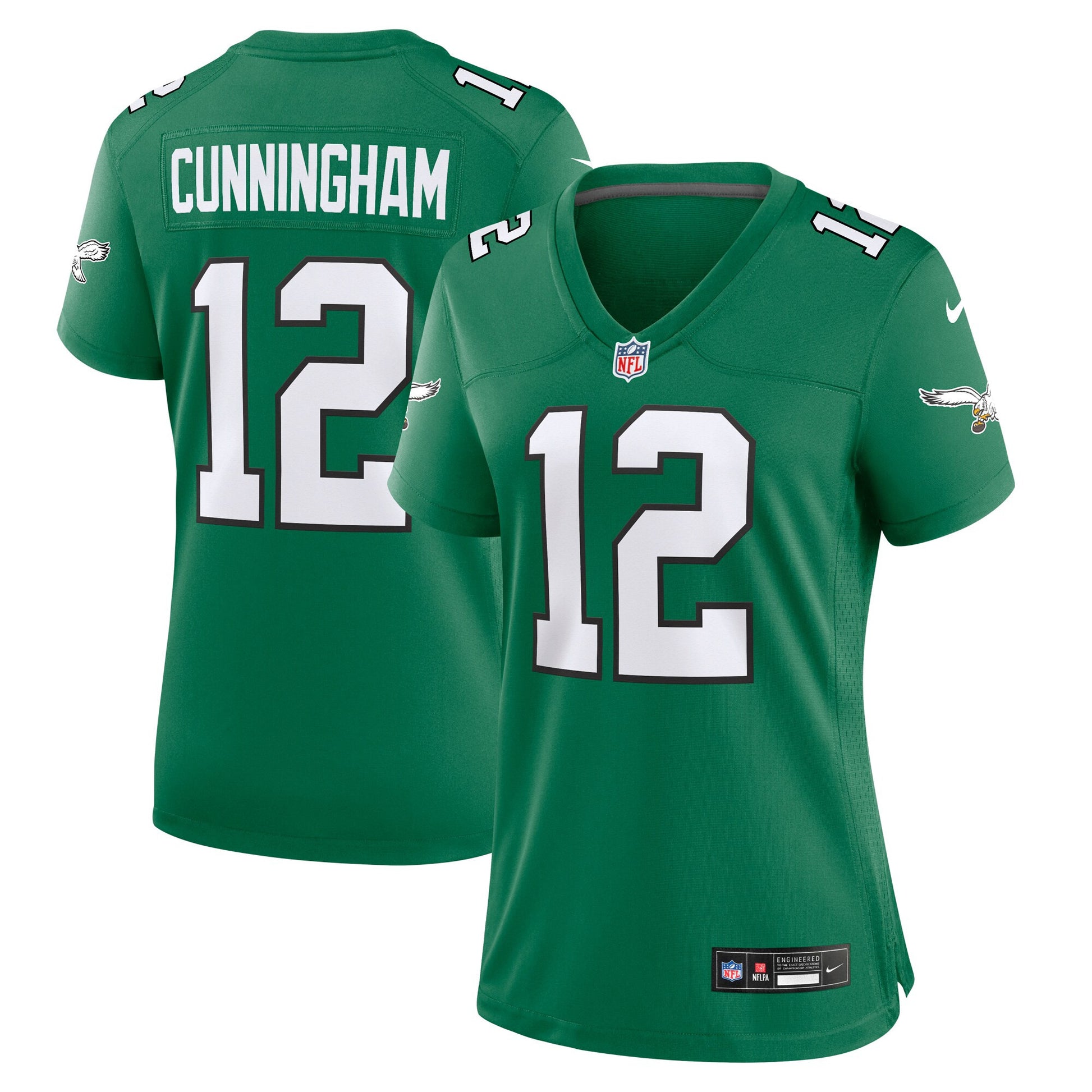 Randall Cunningham Philadelphia Eagles green Alternate jersey