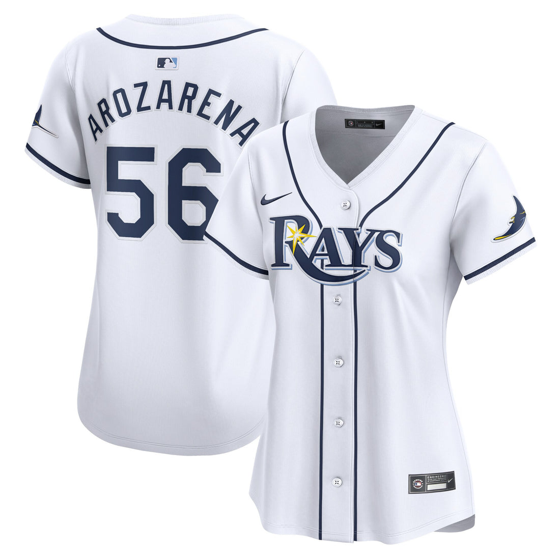 Randy Arozarena Tampa Bay Rays white Limited jersey