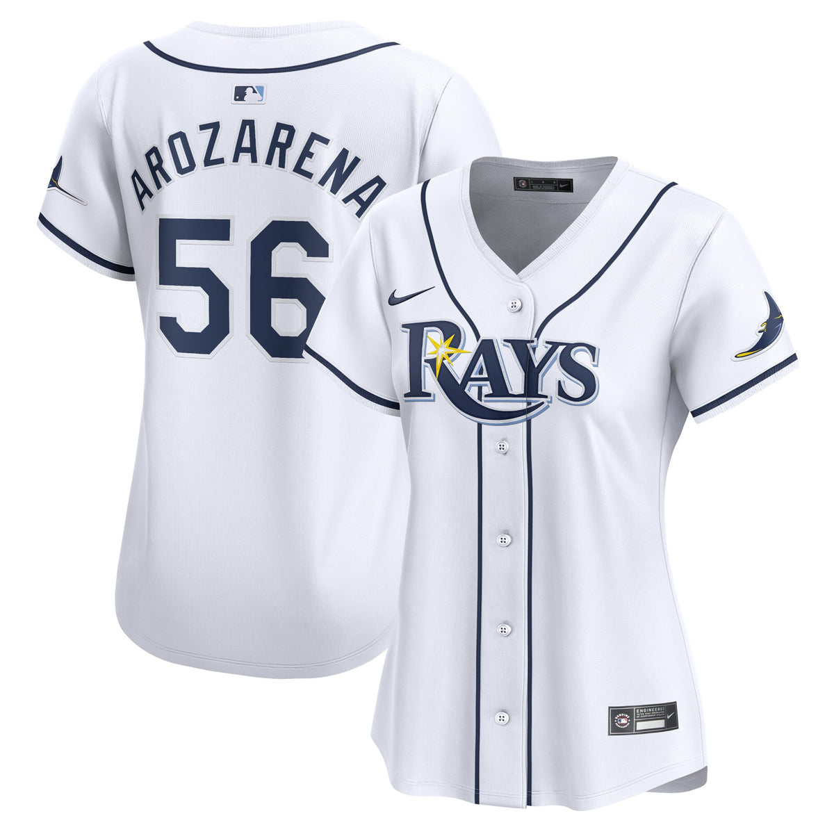 Randy Arozarena Tampa Bay Rays white Limited jersey