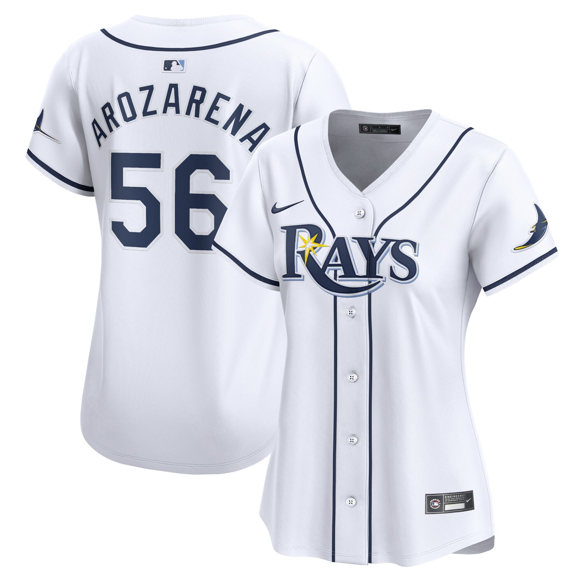 Randy Arozarena Tampa Bay Rays white Limited jersey