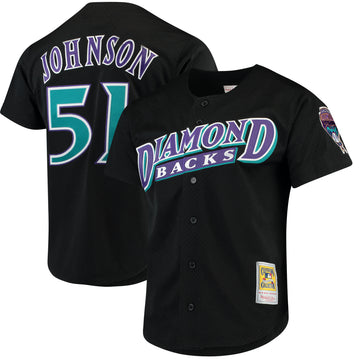 Randy Johnson Arizona Diamondbacks black Cooperstown jersey