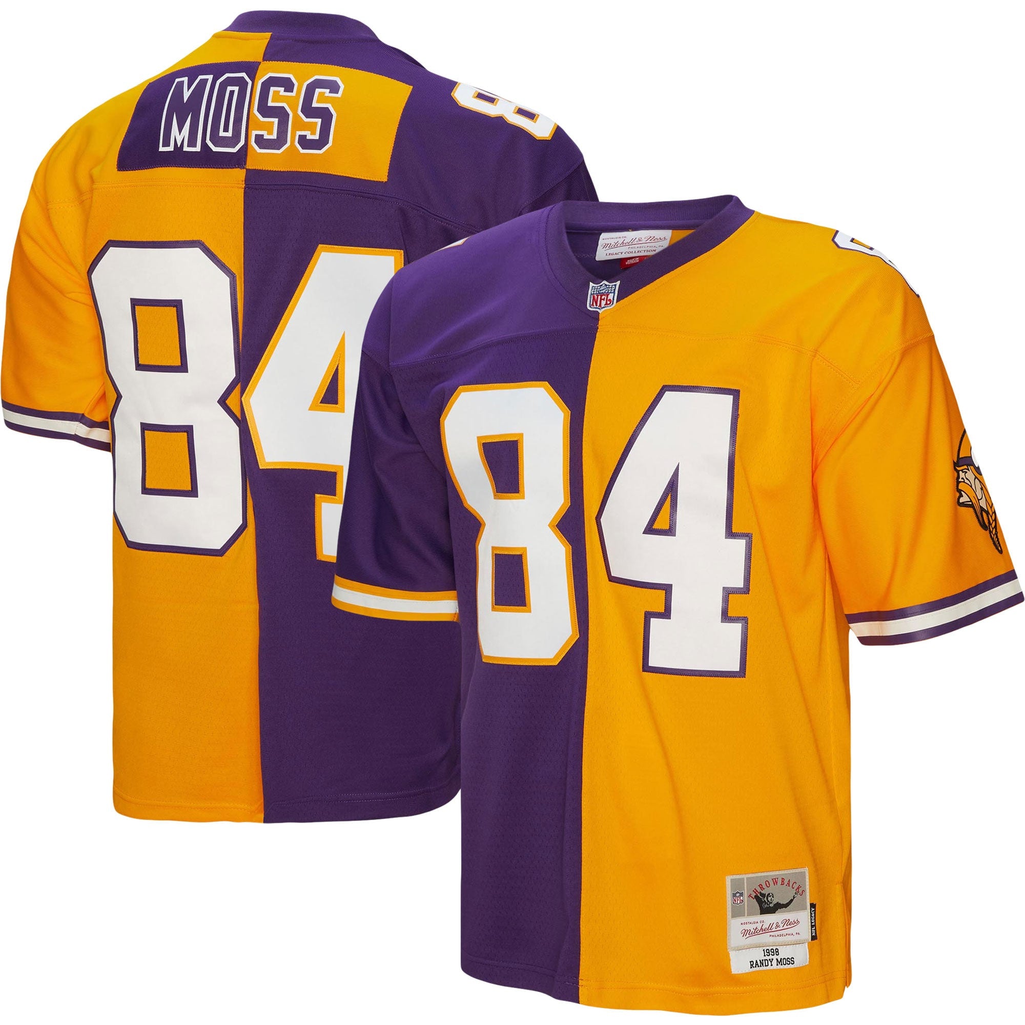 Randy Moss Minnesota Vikings purple Split jersey