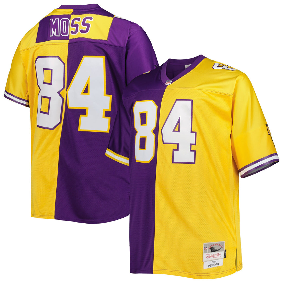 Randy Moss Minnesota Vikings purple Split jersey