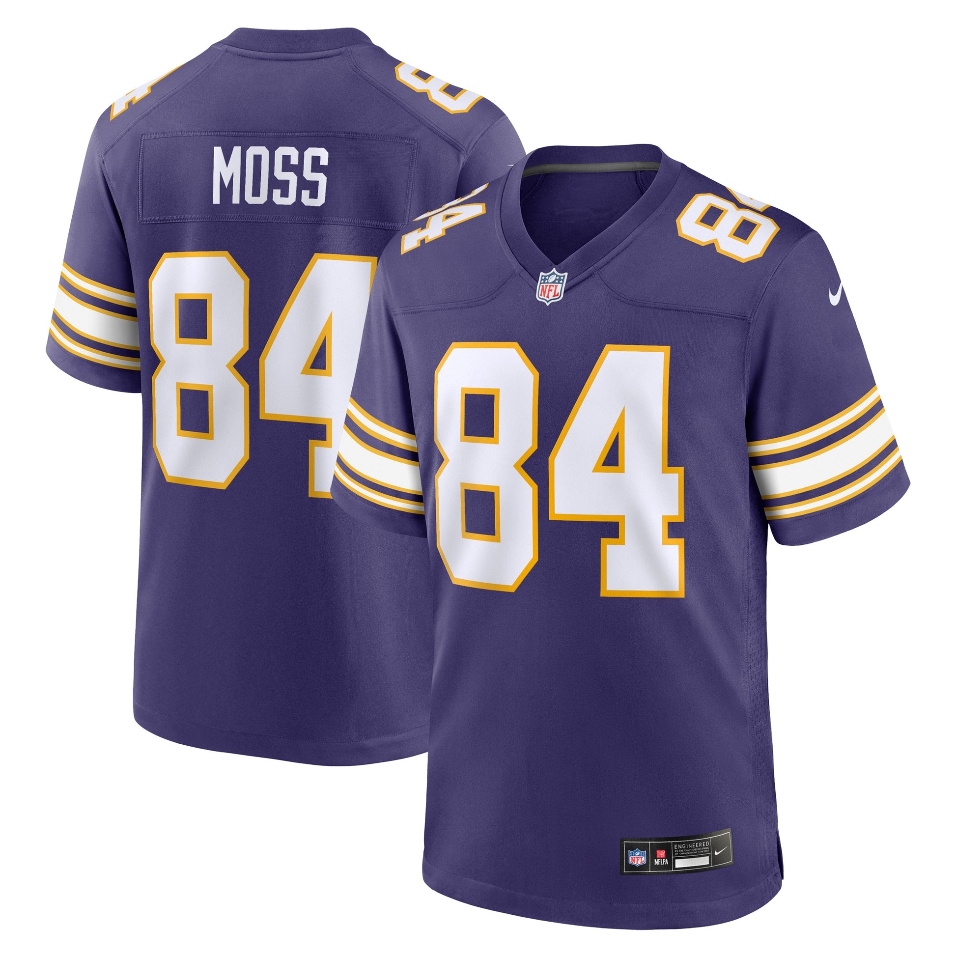 Randy Moss Minnesota Vikings purple Classic jersey