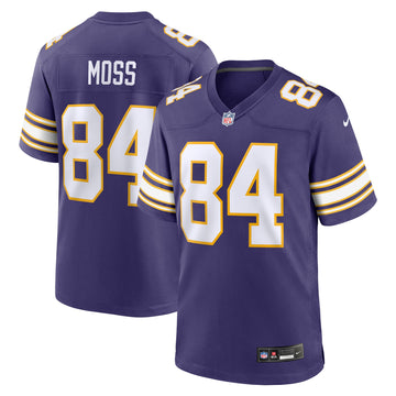 Randy Moss Minnesota Vikings purple Classic jersey