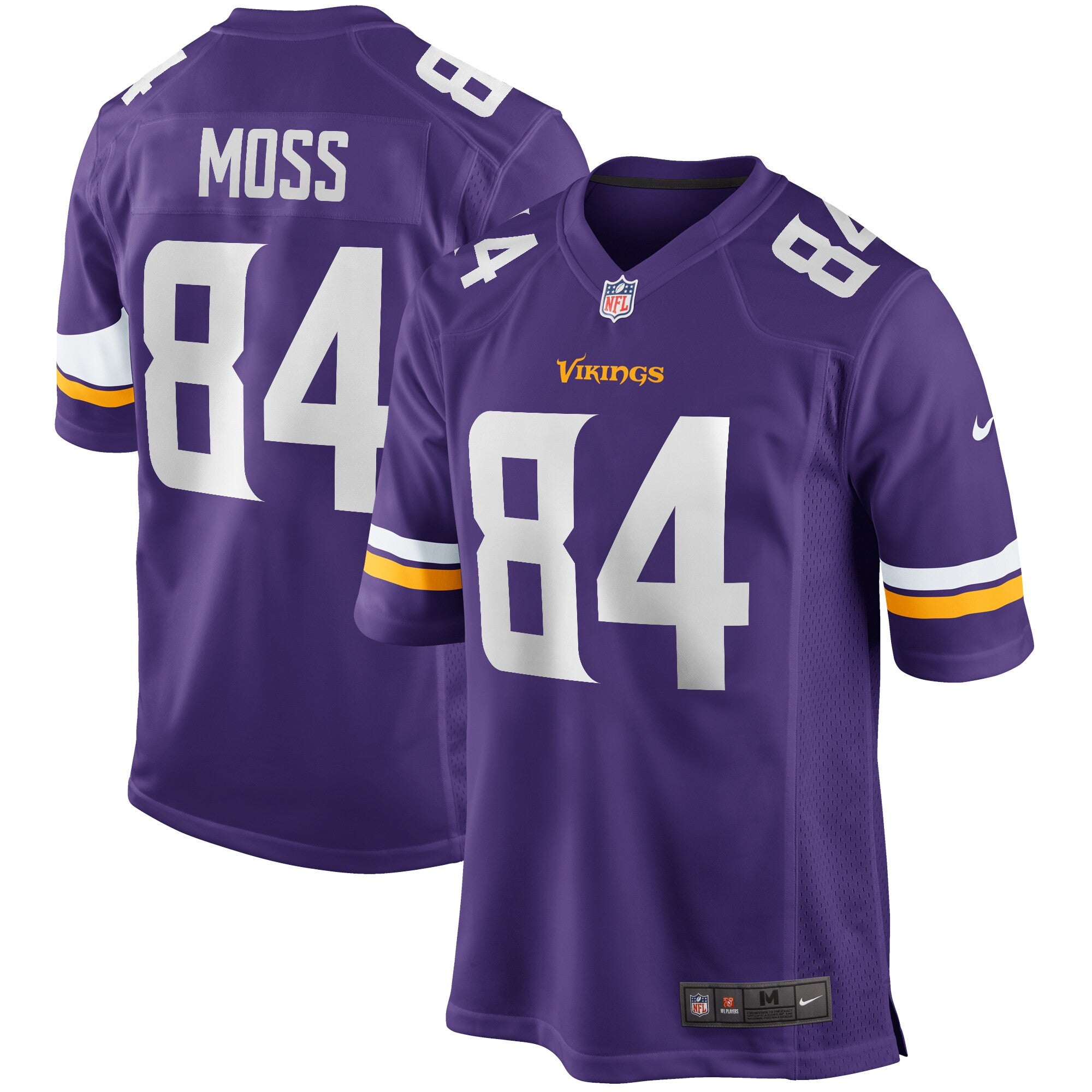 Randy Moss Minnesota Vikings purple Game jersey