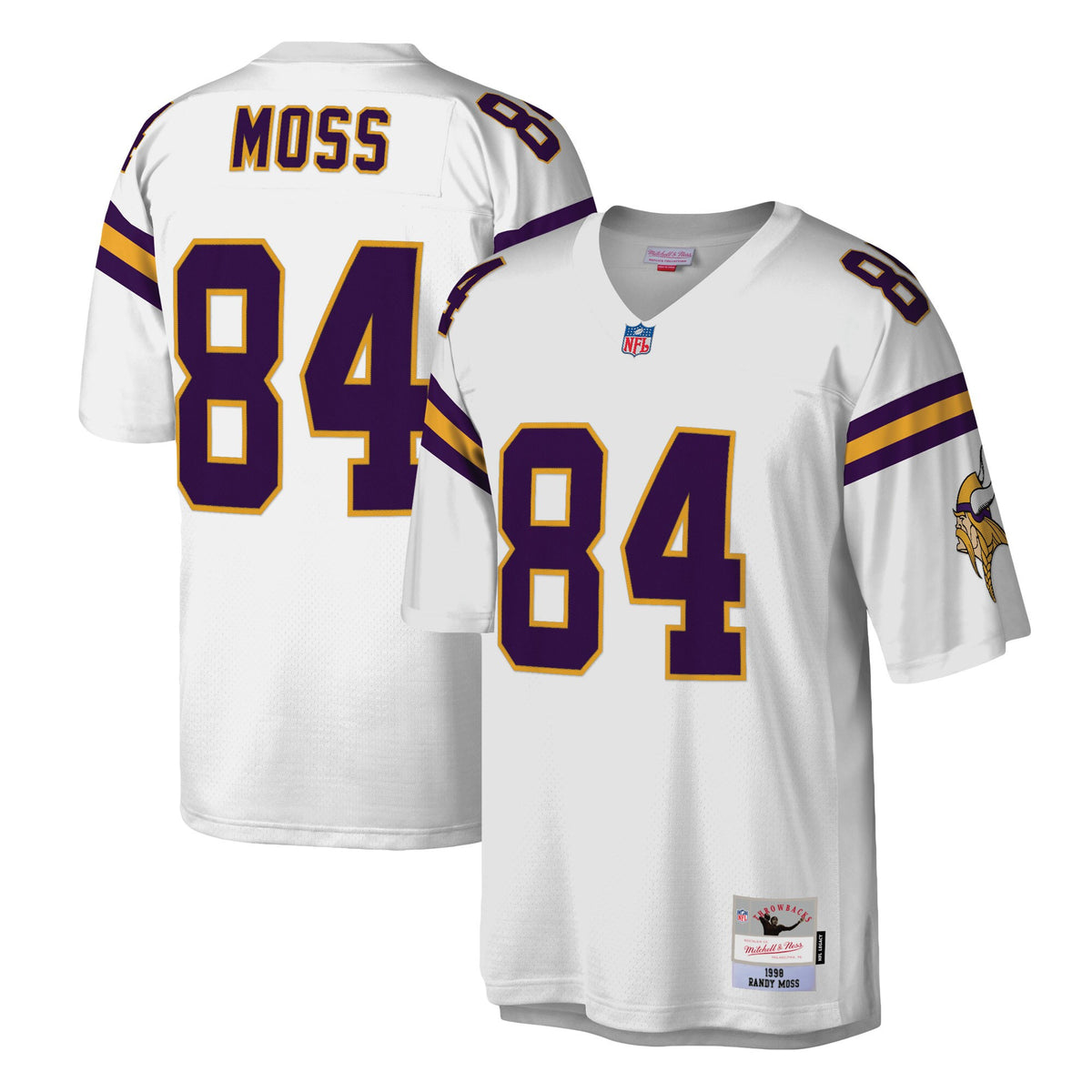 Randy Moss Minnesota Vikings white jersey