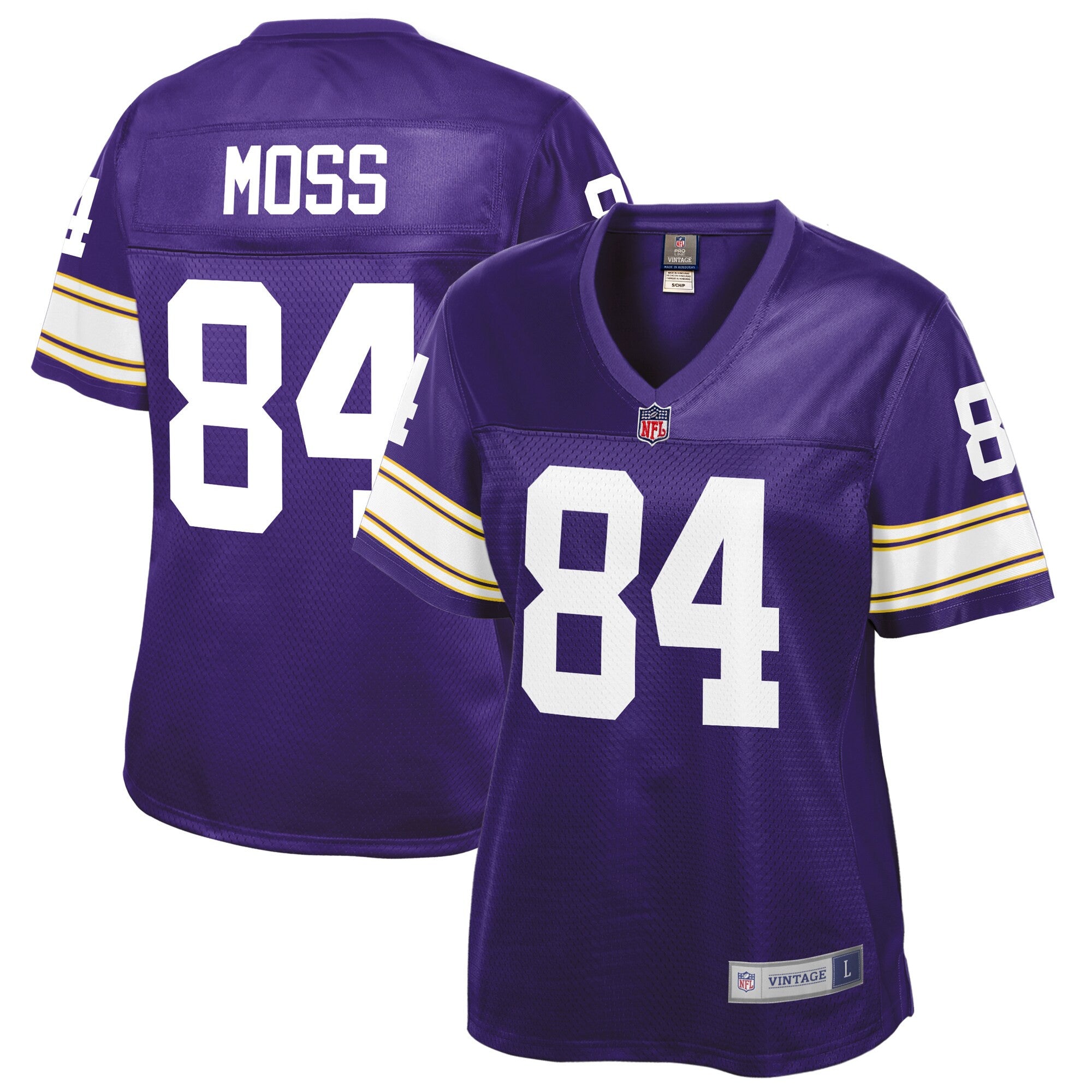 Randy Moss Minnesota Vikings purple Pro Line jersey