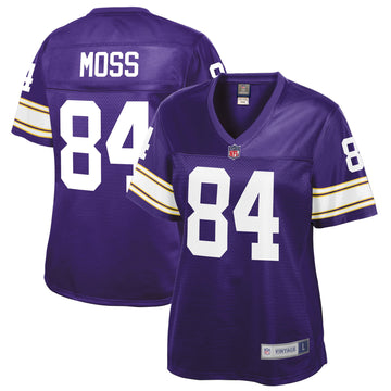 Randy Moss Minnesota Vikings purple Pro Line jersey