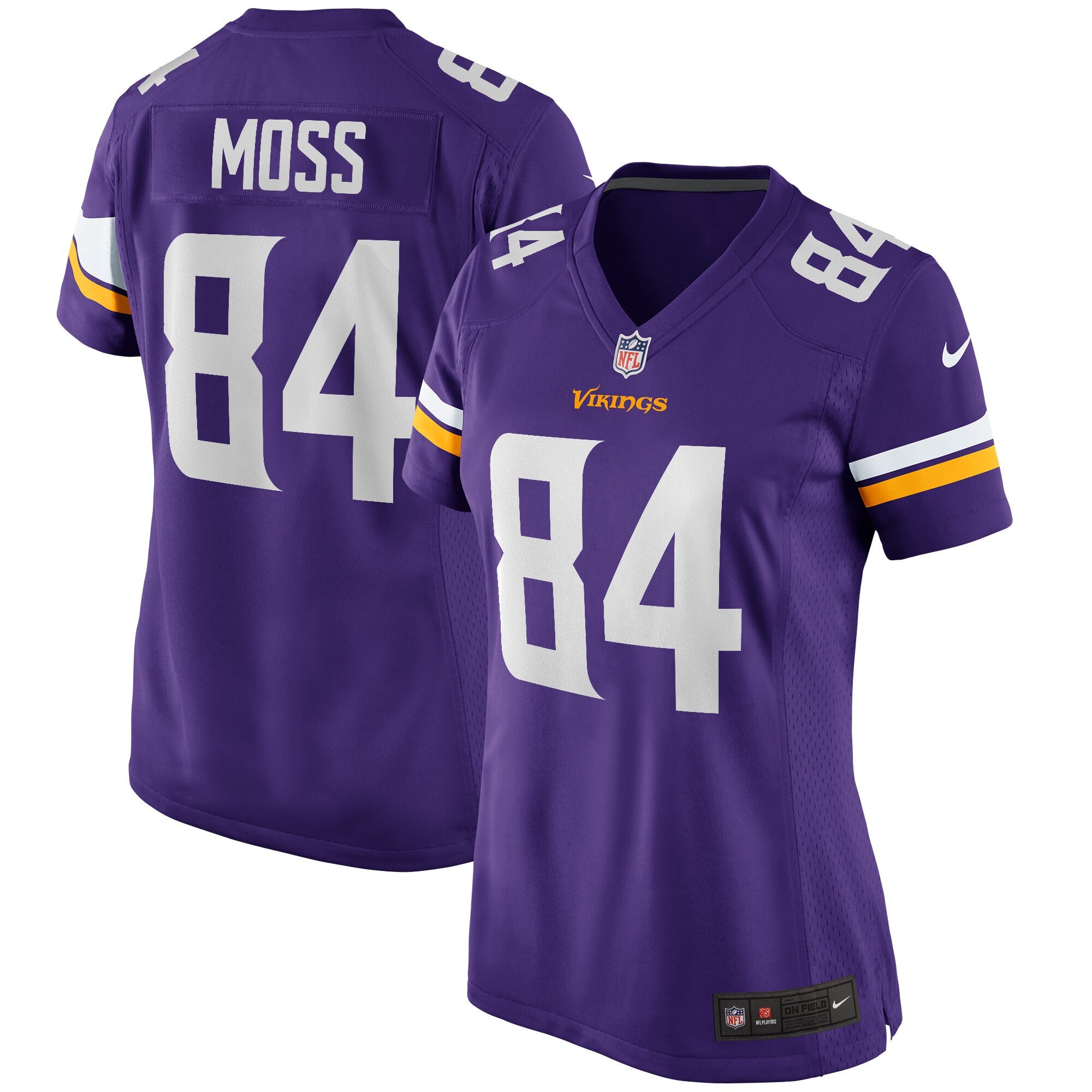 Randy Moss Minnesota Vikings purple Game jersey
