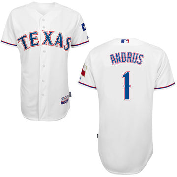 Andrus Texas Rangers white jersey