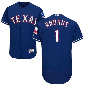 Elvis Andrus Texas Rangers blue jersey