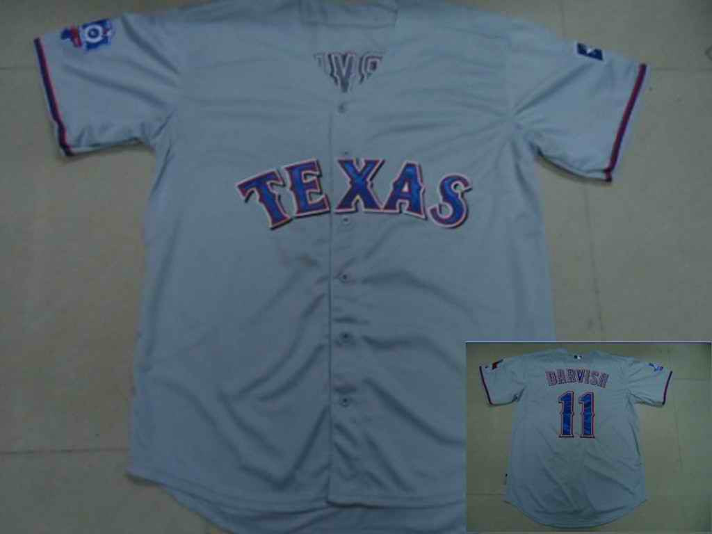 Darvish Texas Rangers grey jersey