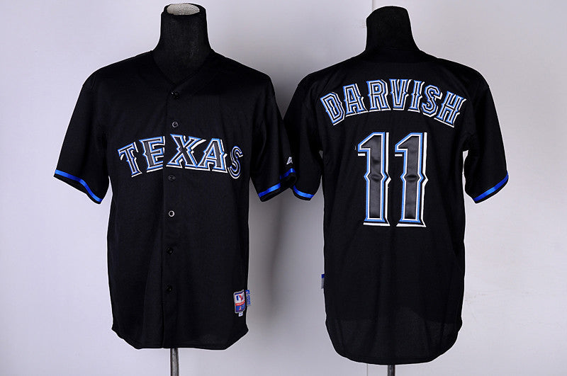 Darvish Texas Rangers black Fashion jersey
