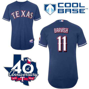 Darvish Texas Rangers blue jersey