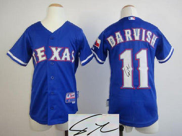 Darvish Texas Rangers blue jersey