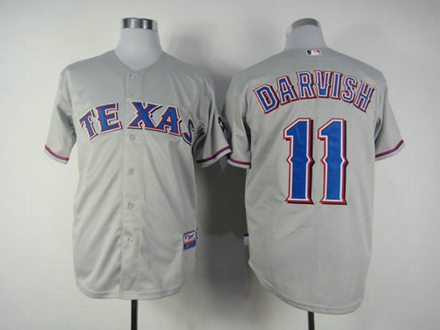Darvish Texas Rangers grey jersey