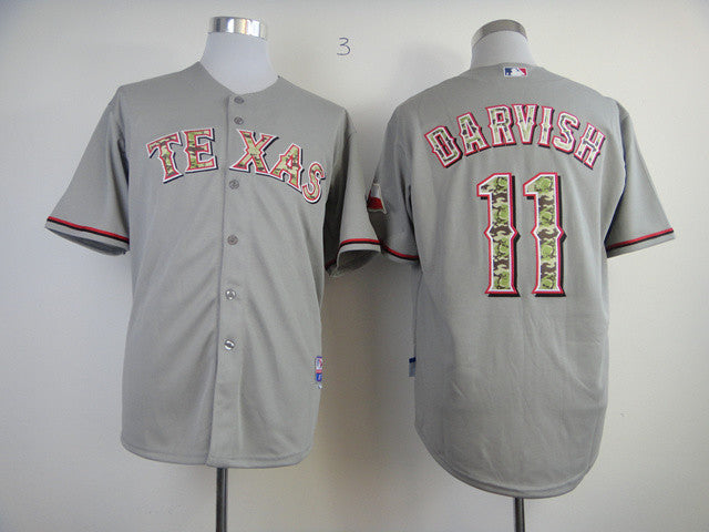 Darvish Texas Rangers grey jersey