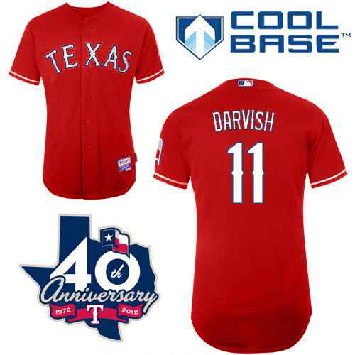 Darvish Texas Rangers red jersey